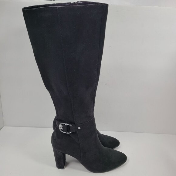 Jones New York Signature Shoes - Jones New York Signature Women's Black Knee High Boots US Size 8.5M